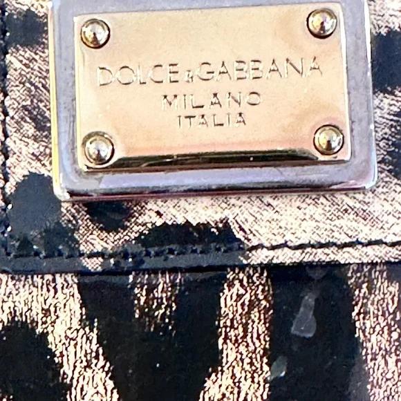 Dolce&Gabbana (Authentic) Leopard Print Patent leather Tote Bag - Picture 4 of 7